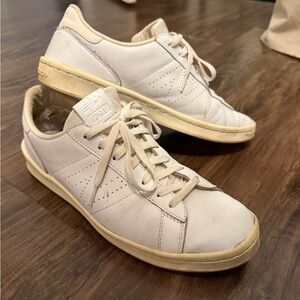 New Balance for J.Crew 791 leather sneakers white / off white